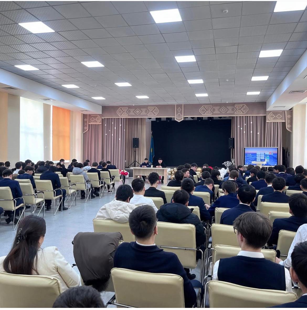 Құқықтық тәрбие айлығы аясында кәмелетке толмаған 9-11 сынып оқушылары арасындағы құқық бұзушылық пен қылмыстың алдын алу